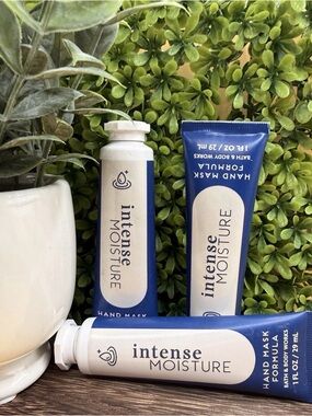 Bath & Body Works Intense Moisture Hand Cream/ Mask Formula 1oz Lot of 3